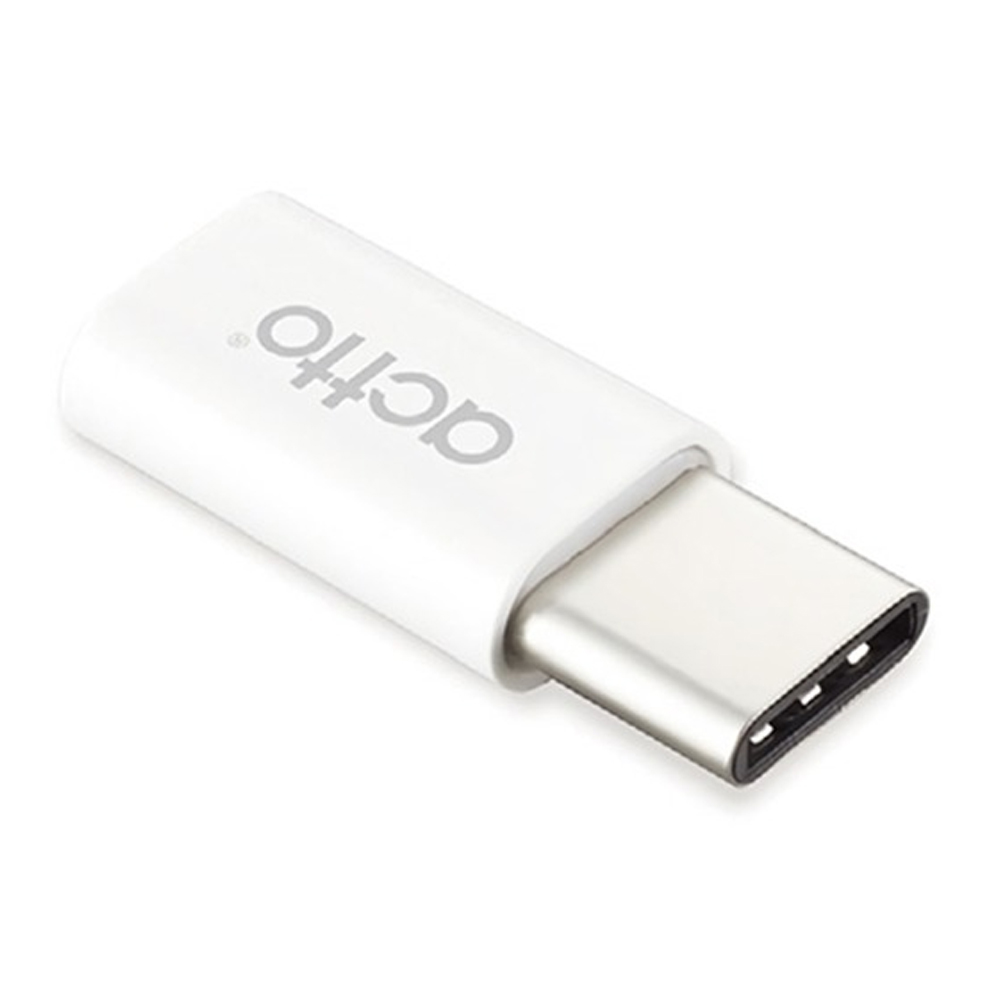 엑토 마이크로 5핀 C타입 변환 젠더 (화이트) (USBA-04)