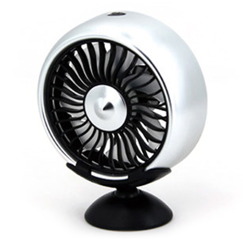 MIMOA 차량용 무드등 서큘레이터 공기순환 선풍기 (BZF30) (실버)