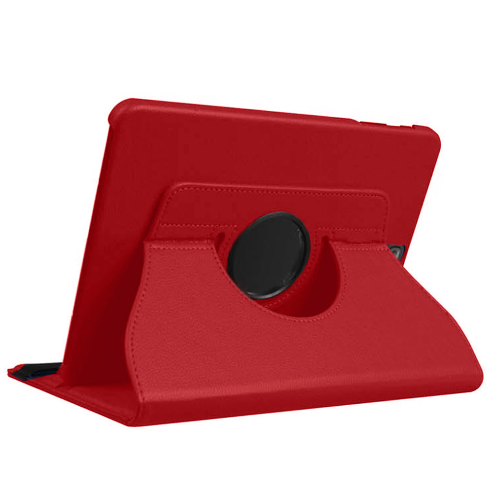 비즈 회전 스탠드 케이스 (삼성 갤럭시탭 A8 10.5 SM-X205 X200) (레드)