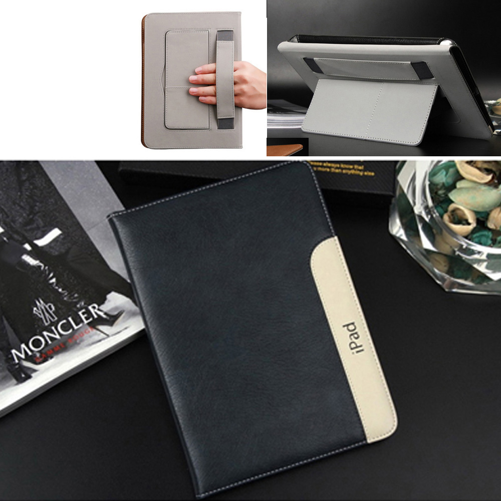 비즈 레더 스마트 스탠드 케이스 (아이패드프로 10.5) (네이비)