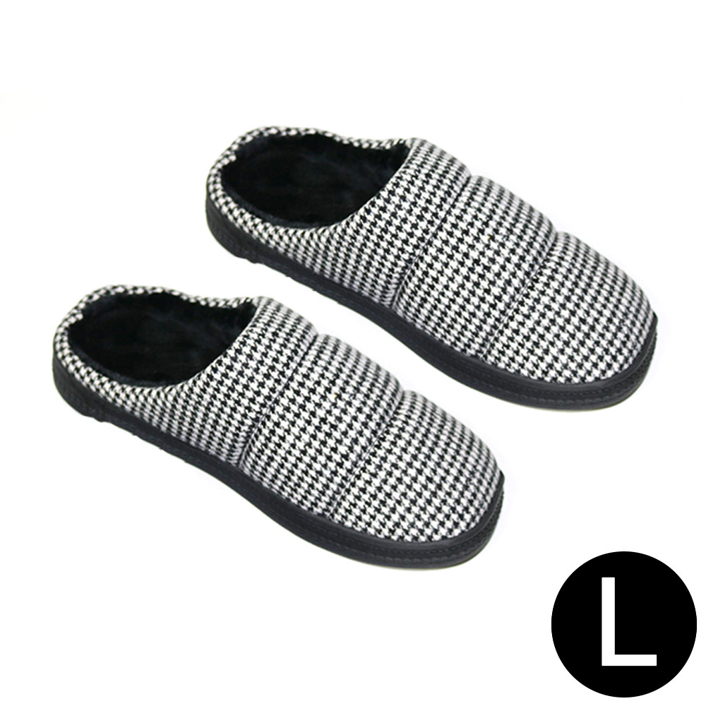 윈윈 패션 방한 털 슬리퍼 화이트 (L)