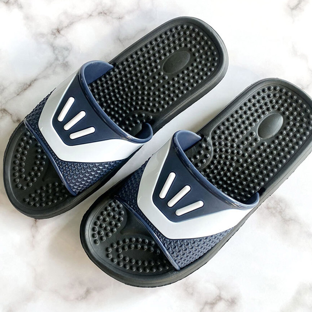 윈윈 슬리퍼 삼선 지압 실내화 샌달 (네이비) (택1)