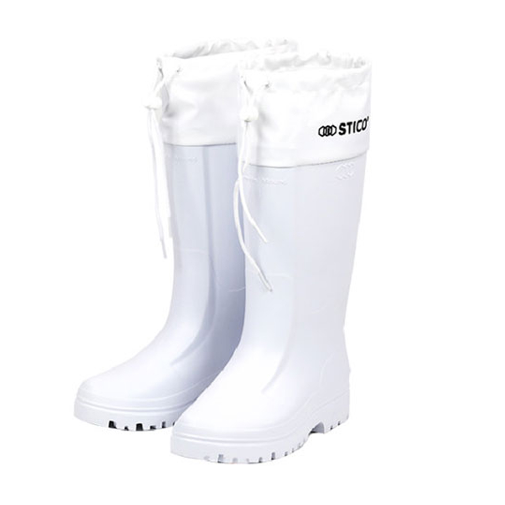 스티코 주방화 장화 남녀공용 카프장화 (SEB-25) (화이트) 작업화