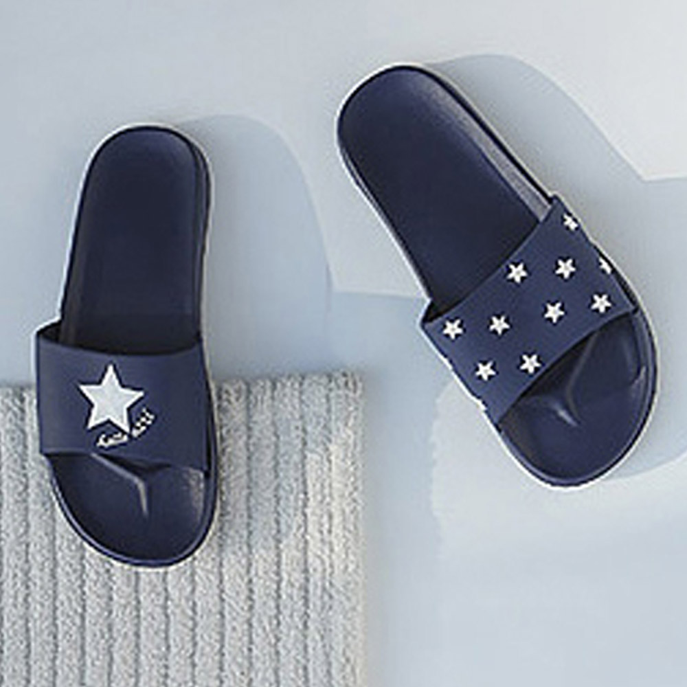 신우실업 슬리퍼 더블에이스 가볍운 편안한 스타 샌들 (네이비)