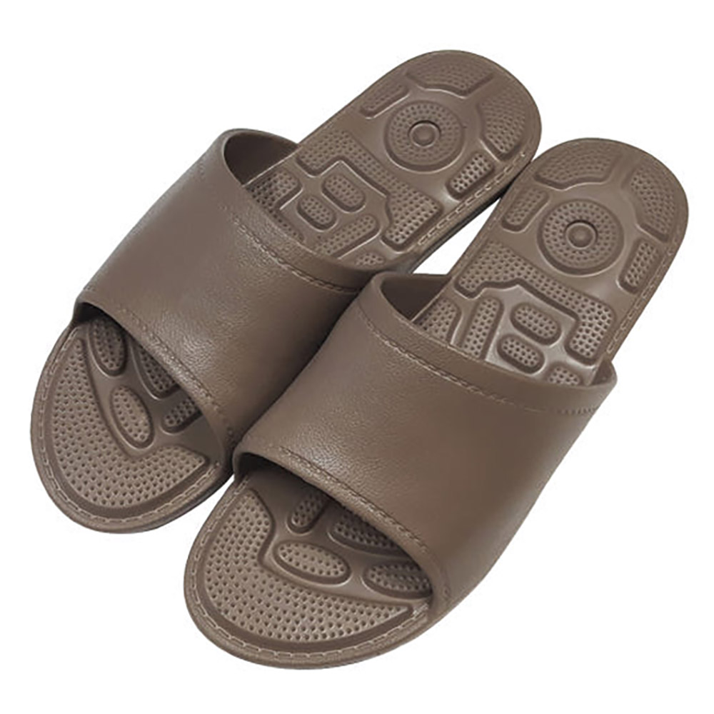 신우실업 슬리퍼 비즈니스 지압 다용도 고객 실내화 사무실슬리퍼 (브라운)