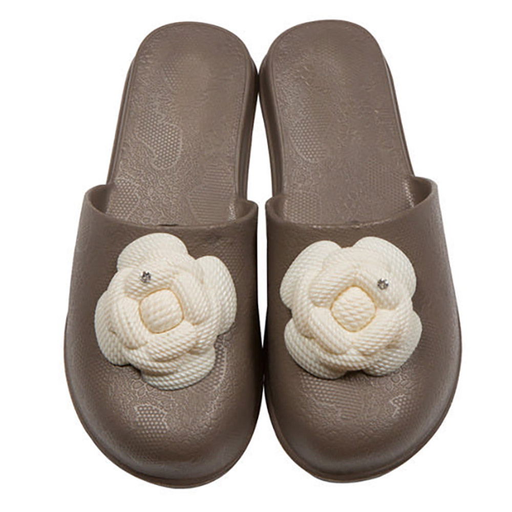 신우실업 거실화 아르누보 가벼운 층간소음방지 푹신 슬리퍼 (브라운) 거실슬리퍼 실내화