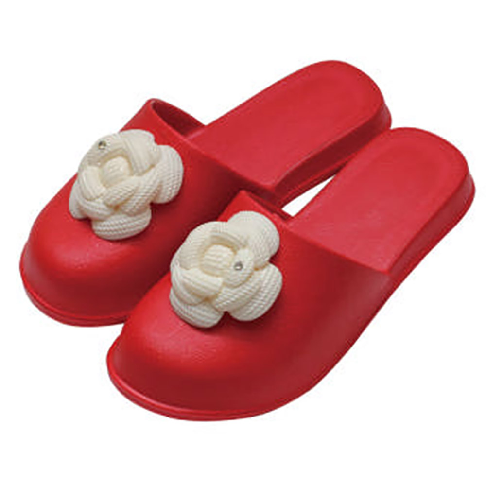 신우실업 거실화 아르누보 가벼운 층간소음방지 푹신 슬리퍼 (레드) 거실슬리퍼 실내화