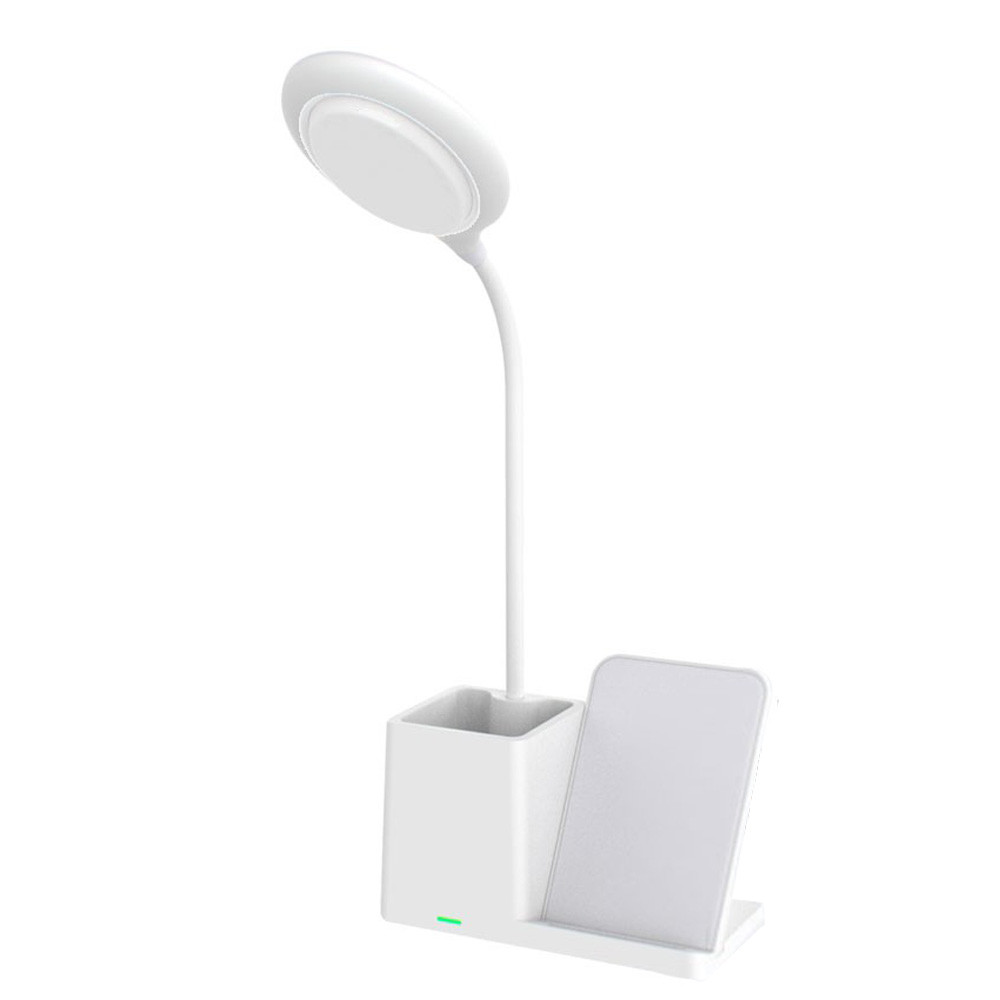 컴우드 LED스탠드 겸용 무선 급속 충전기 (CW-LC400) (화이트)
