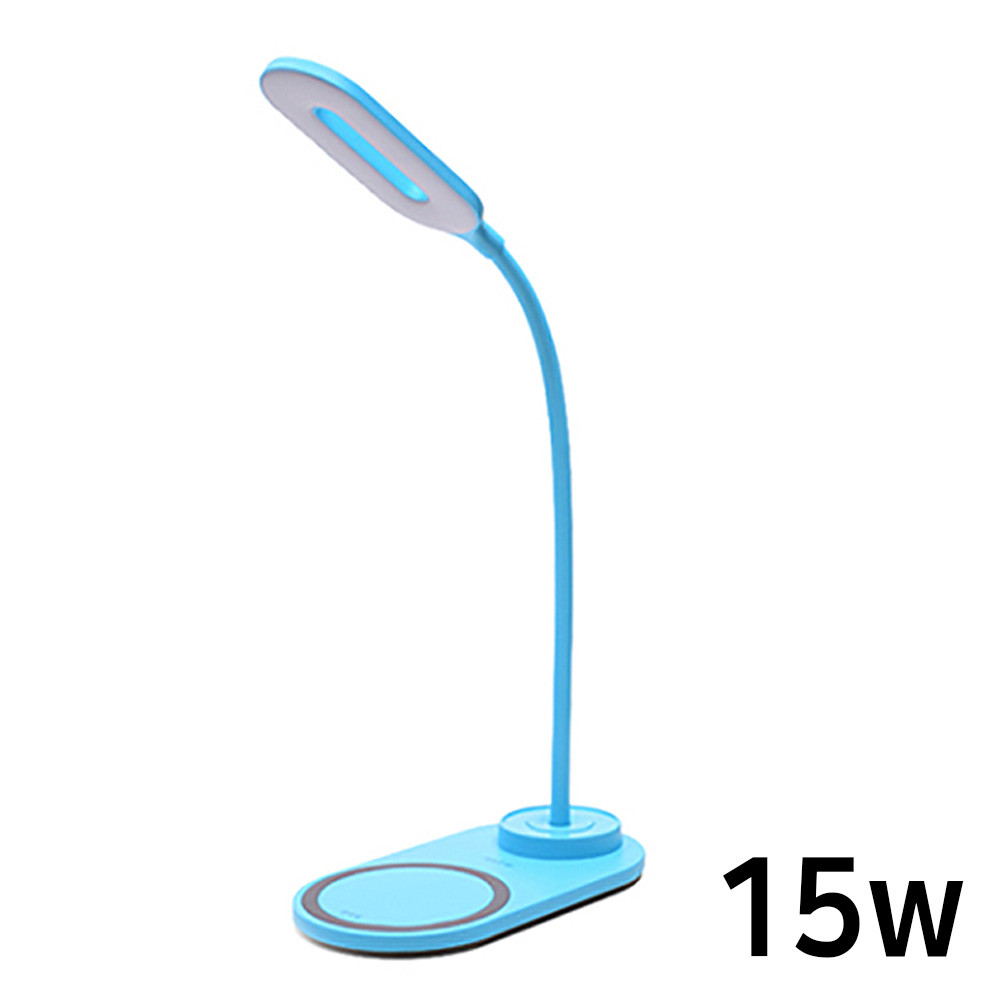 컴우드 LED스탠드 겸용 무선 고속 충전기 15W (CW-LC200) (민트)