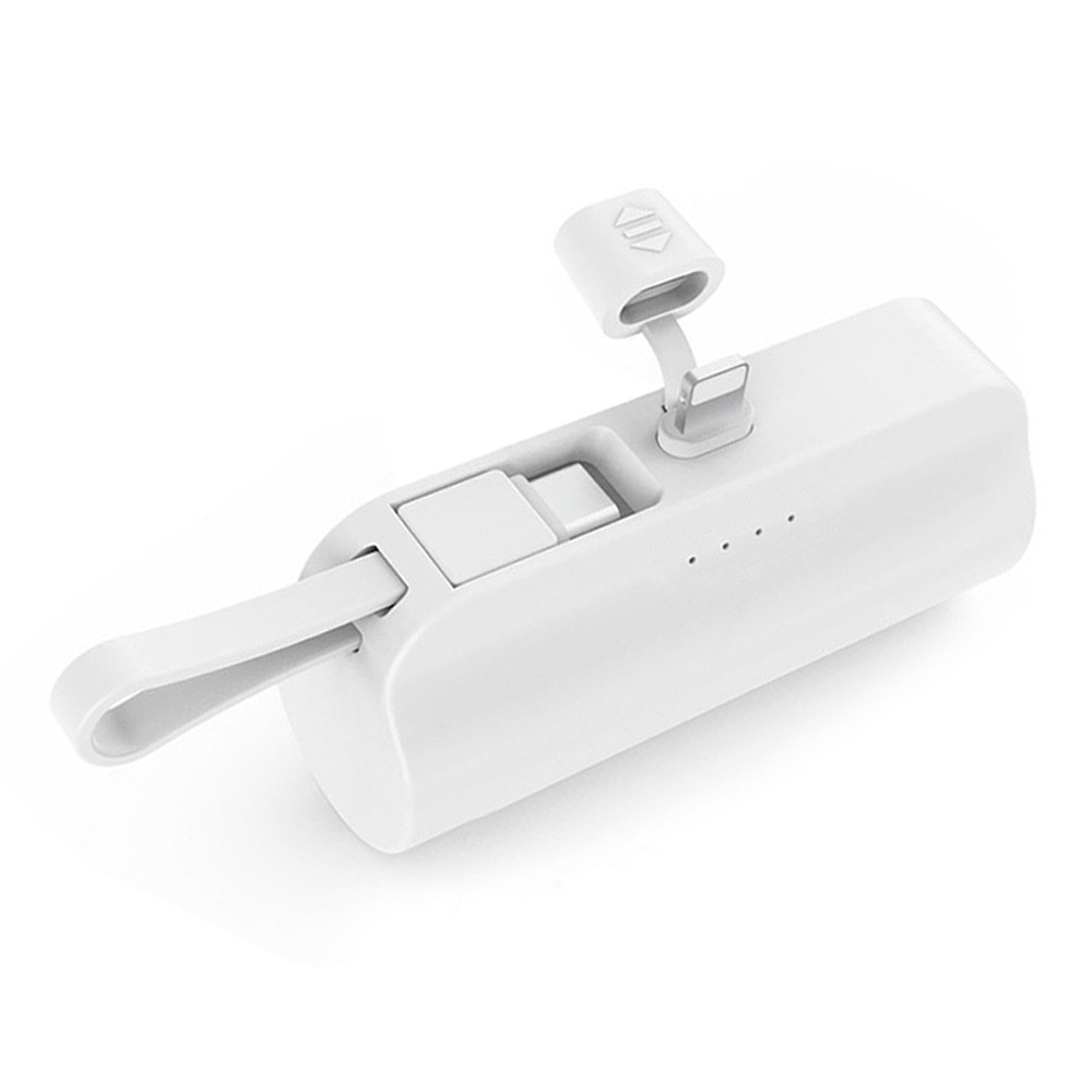 컴우드 보조배터리 2Way 도킹형 5000mAh 8핀 컨넥터 C핀 케이블 (CW-DK1000)