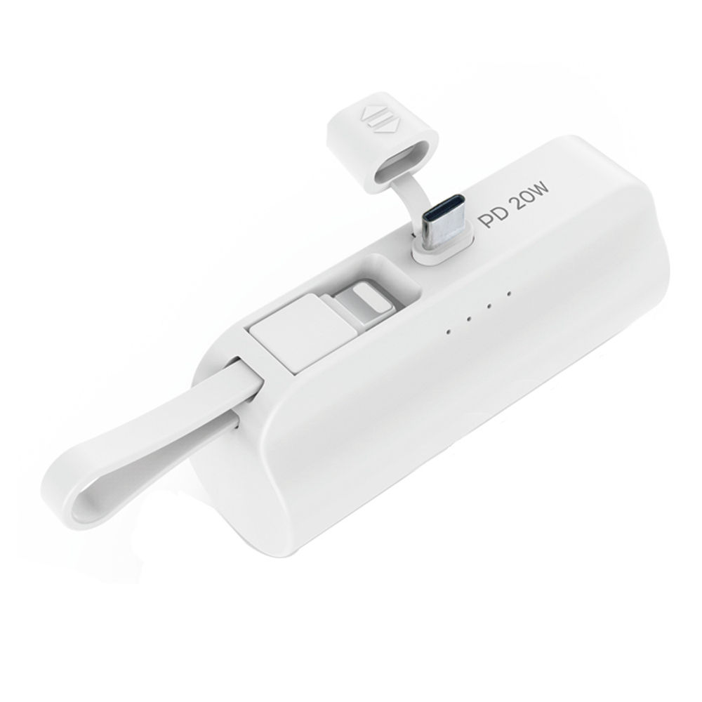 컴우드 보조배터리 스마트폰배터리 PD20W 2Way 5000mAh 도킹형 배터리 C타입