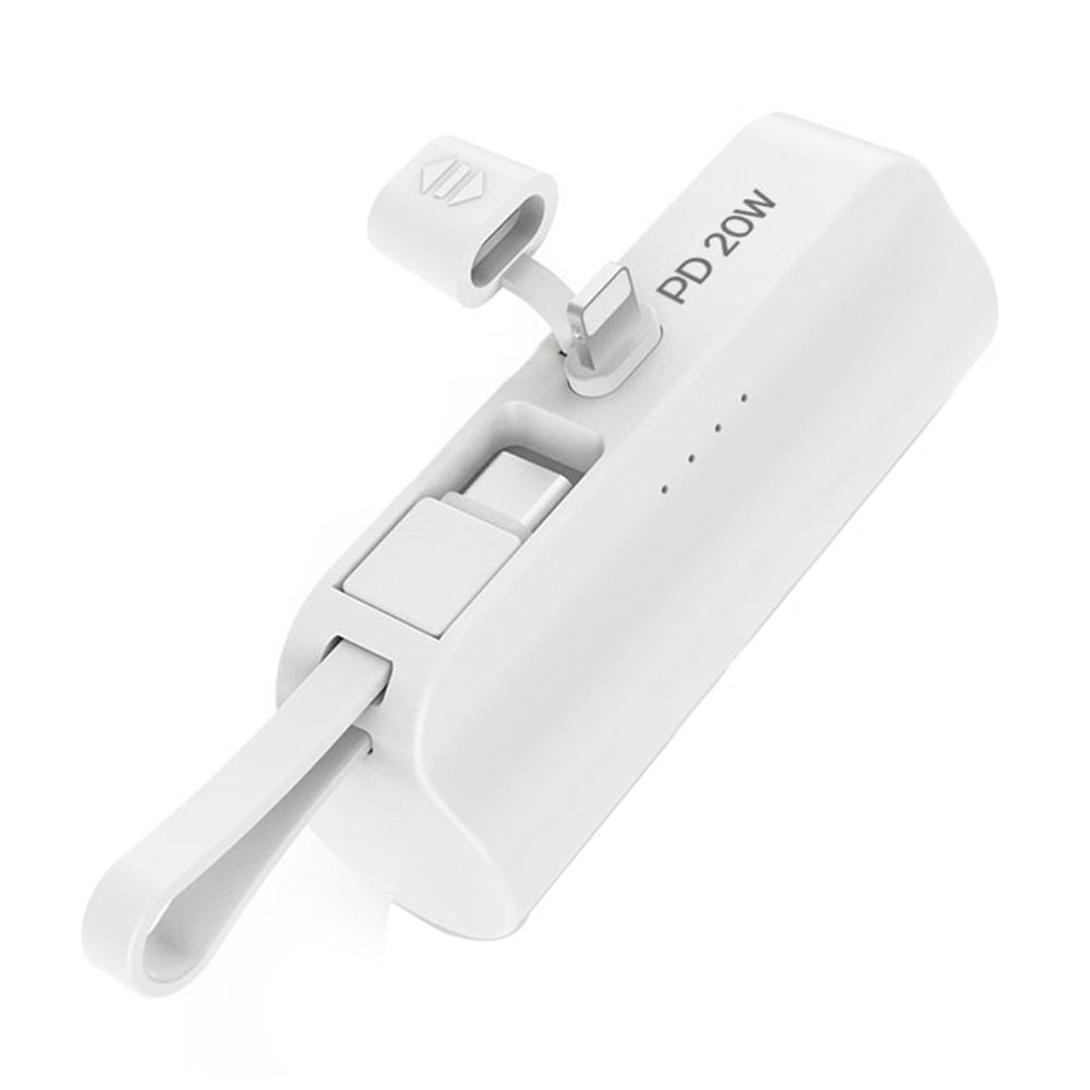 컴우드 보조배터리 스마트폰배터리 PD20W 2Way 5000mAh 도킹형 배터리 8핀