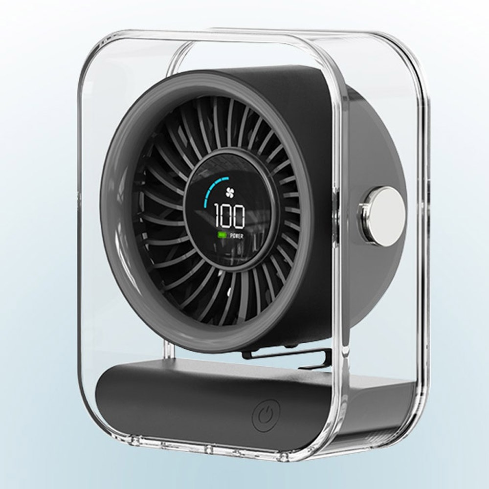 컴우드 미니선풍기 럭시 무선 탁상용 선풍기 (CW-TF1500) (그레이) 캠핑선풍기 탁상선풍기