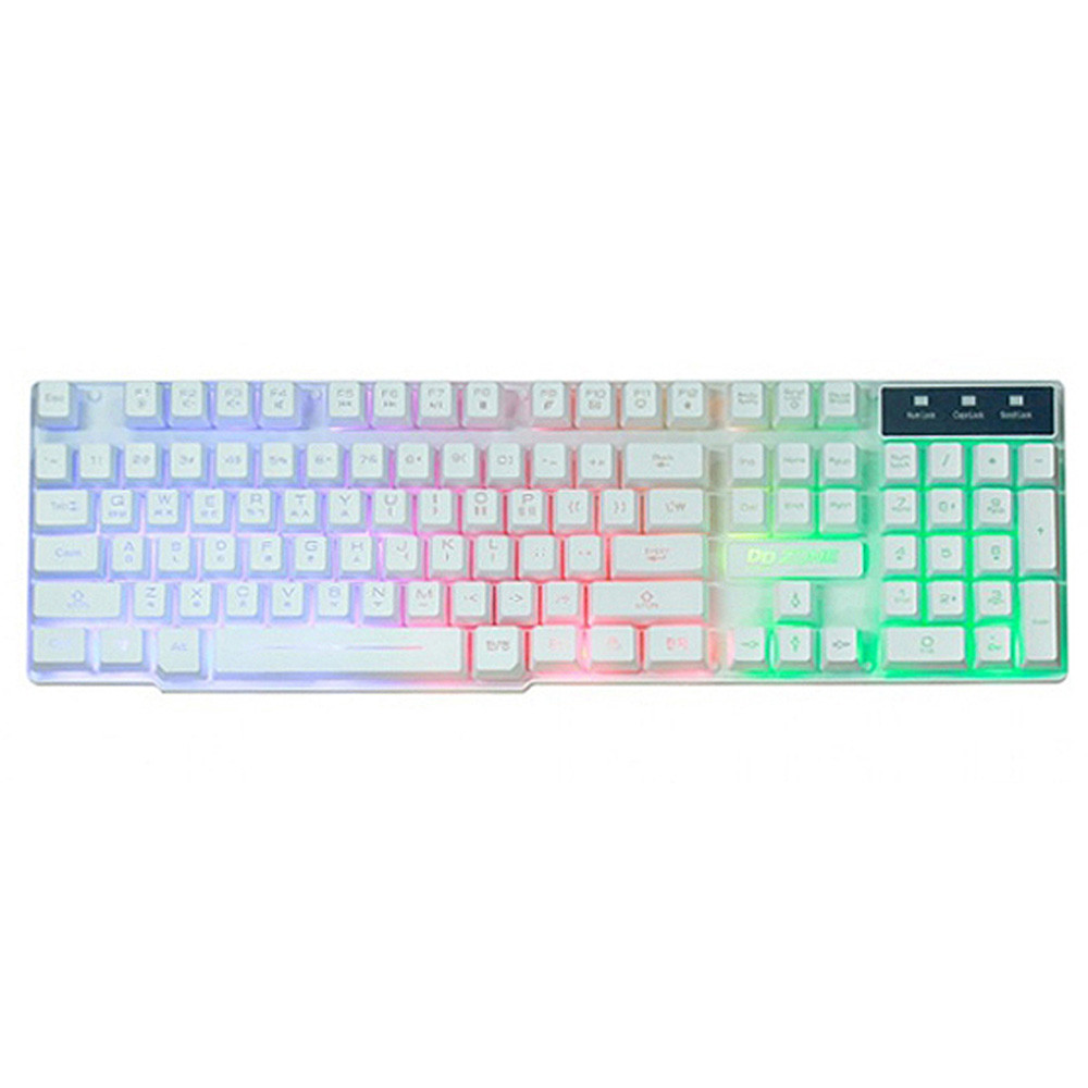 DDZONE 키보드 LED 게이밍키보드 (K-350) (화이트)