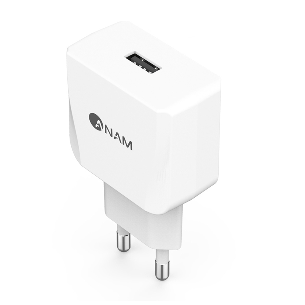 아남 USB 1포트 QC3.0 고속충전기 (ATC-QC-1P) (케이블 미포함)