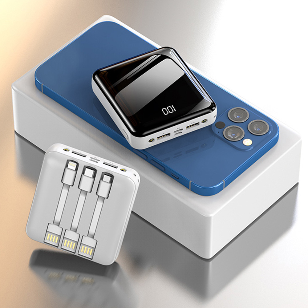 보스위즈 미니 듀얼 플래시 보조배터리 10000mAh (블랙화이트) (GG1260100)