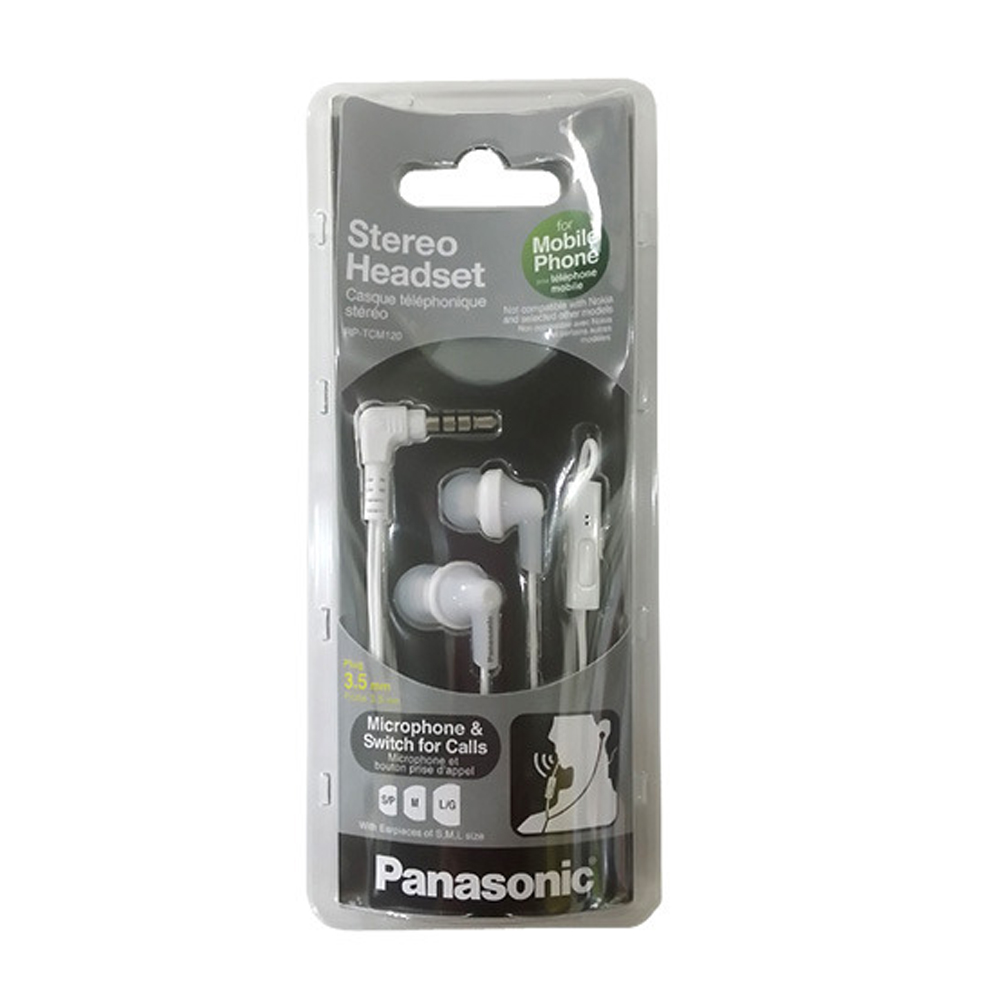 파나소닉 스마트폰 이어셋 RP-TCM120 (화이트)