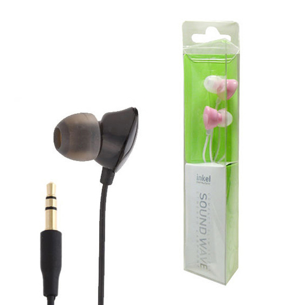 인켈 조약돌 디자인 스마트폰 이어폰 IE-245 (핑크)