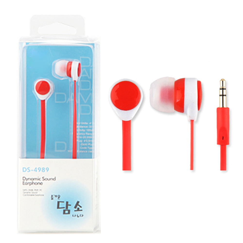 우솔 스마트폰 이어폰 DS-4989 (레드)