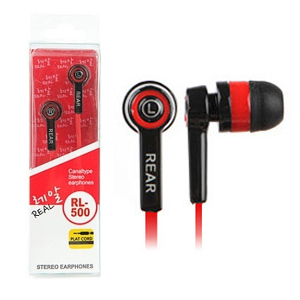 우솔 스마트폰 이어폰 스테레오 RL-500 (레드)