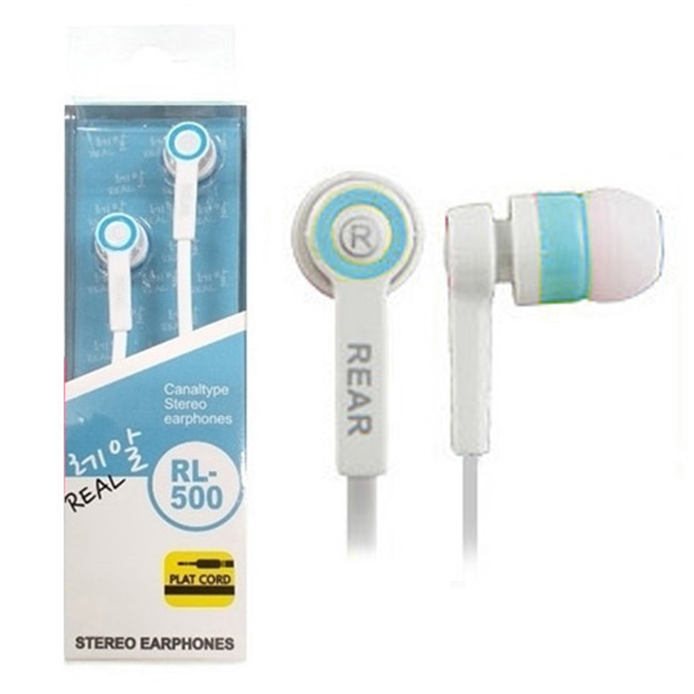 우솔 스마트폰 이어폰 스테레오 RL-500 (블루)