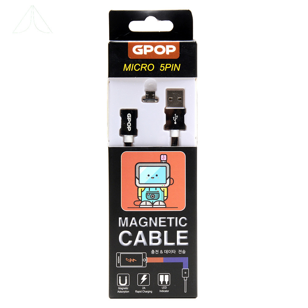 GPOP 마그네틱 5핀 자석 케이블 (블랙)