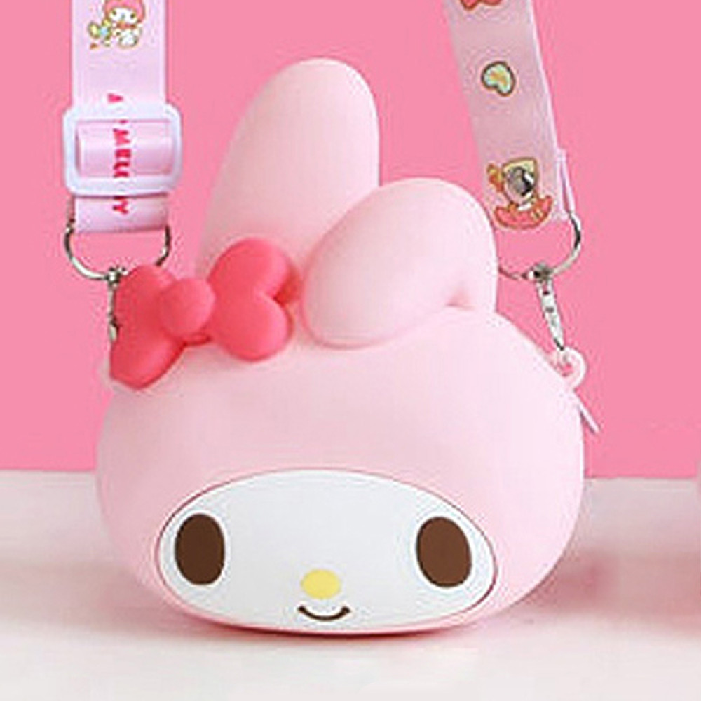 나라 아동가방 마이멜로디 실리콘 얼굴 가방 (연핑크) (S)