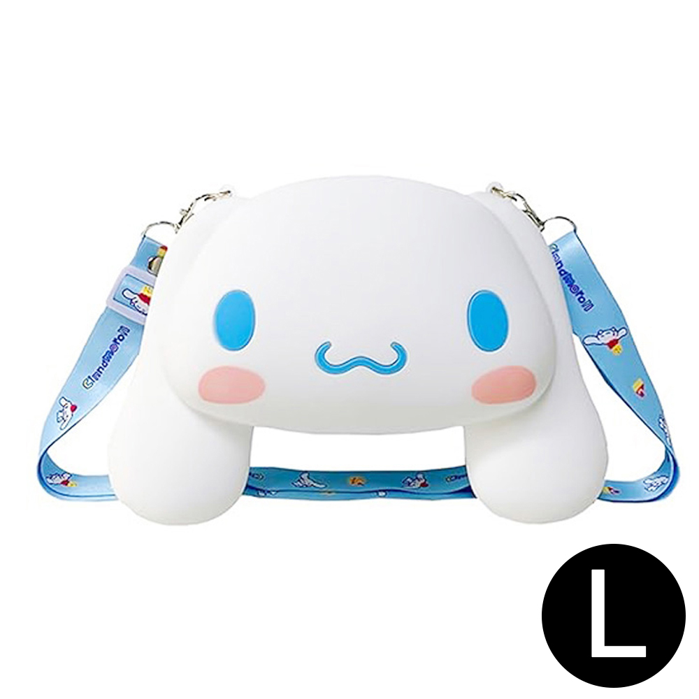 나라 아동가방 시나모롤 실리콘 얼굴 가방 (L)