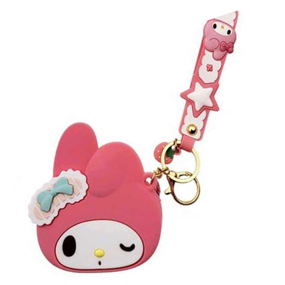 나라 동전지갑 마이멜로디 동전 가방 키링 (진핑크)