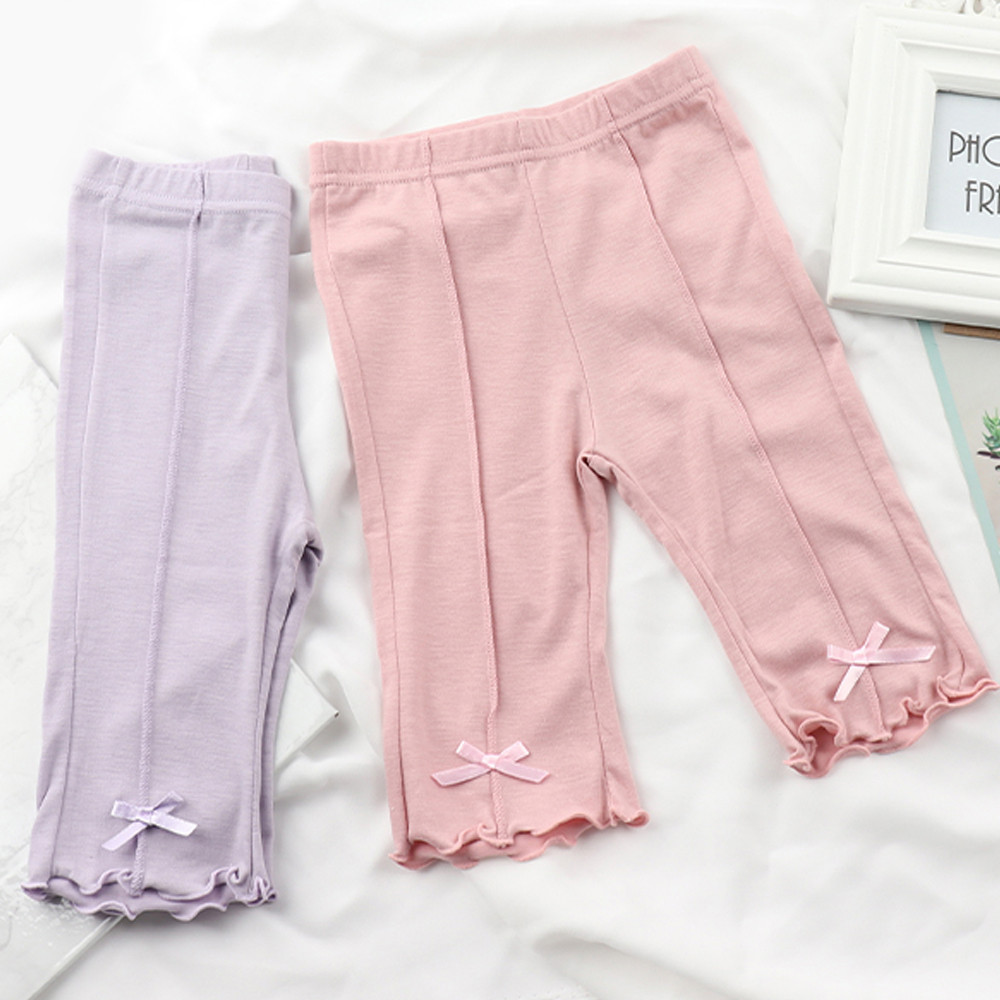 나라 아동레깅스 리본 5부 여름 레깅스 (택1)