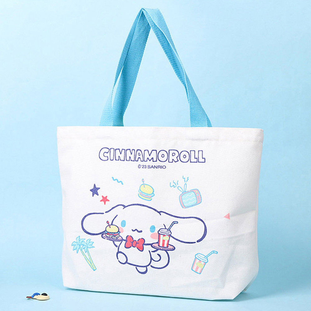 나라 에코백 산리오 캐릭터 보조가방 (시나모롤)