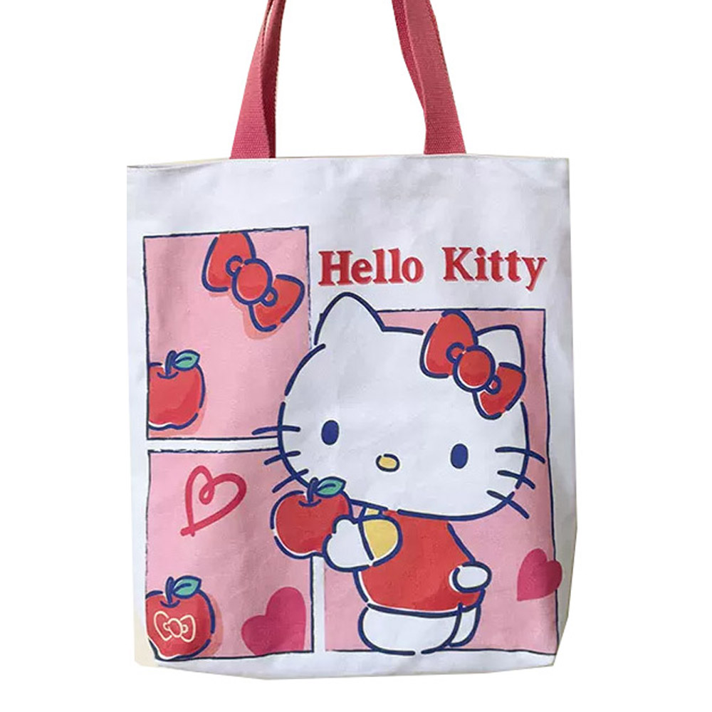 나라 숄더백 산리오 캔버스 가방 (헬로키티)