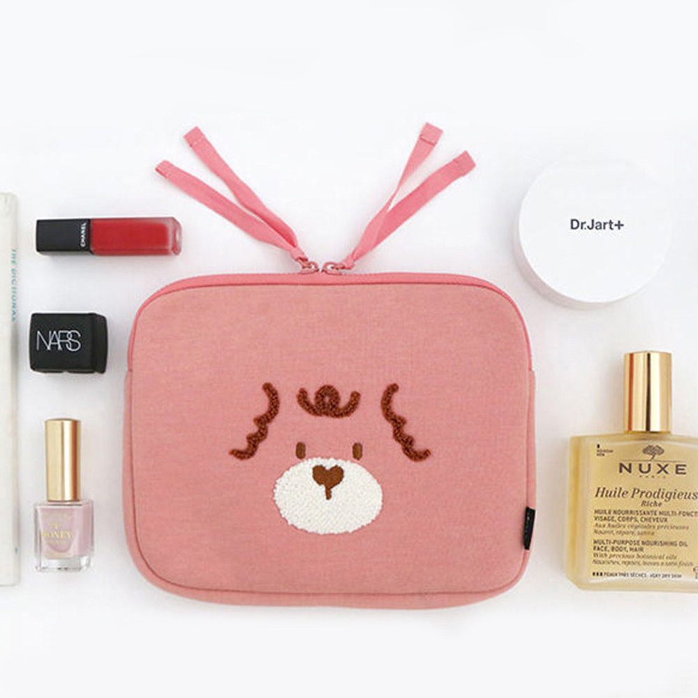 로마네 마이롤리 페이스 파우치 (몰리 핑크)