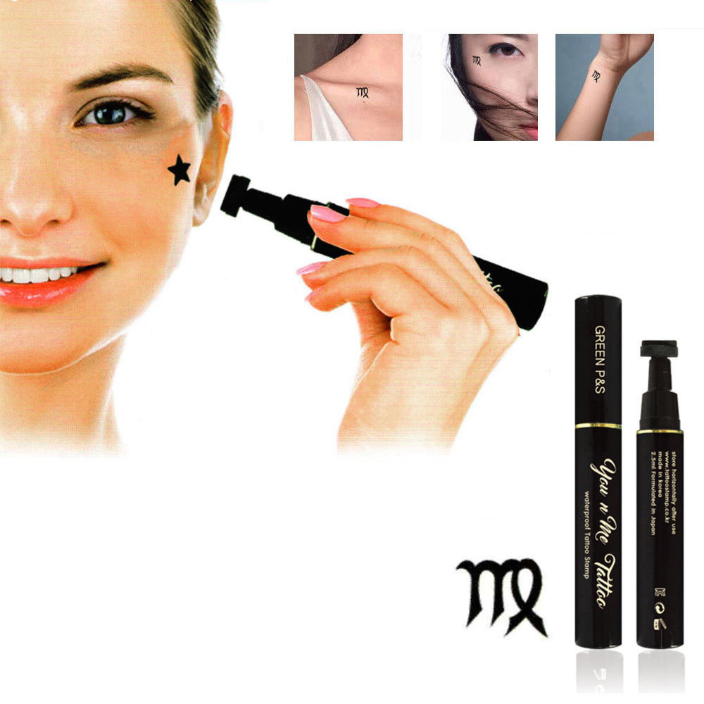 그린피앤에스 유앤미 타투 스탬프 스몰형 (S12 버고.처녀자리)