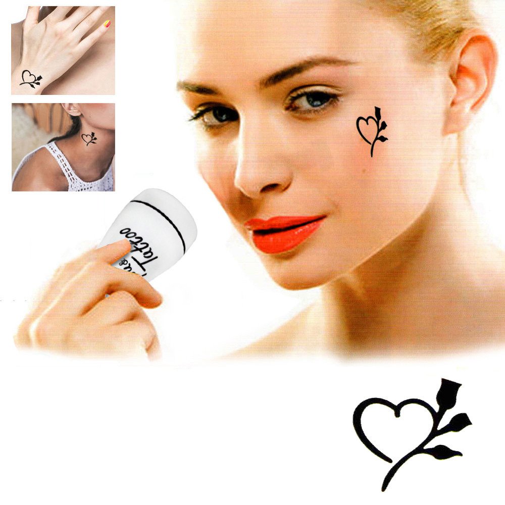 그린피앤에스 유앤미 타투 스탬프 라지형 (L1 장미하트)