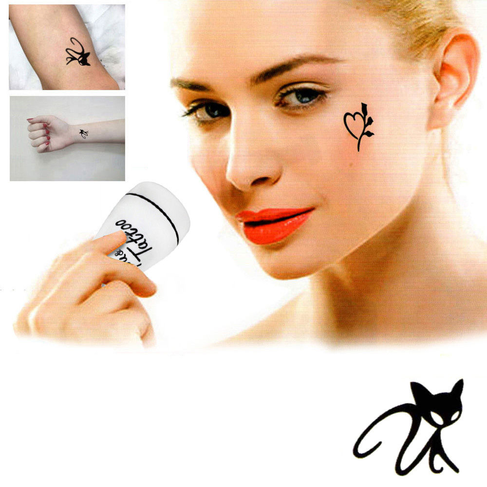 그린피앤에스 유앤미 타투 스탬프 라지형 (L6 검은고양이)