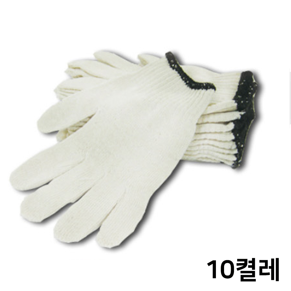 GUARDMAN 고급 면장갑 40g (10개입) 목장갑 작업 안전장갑