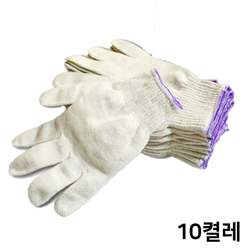 GUARDMAN 고급 면장갑 60g (10개입) 목장갑 작업 안전장갑
