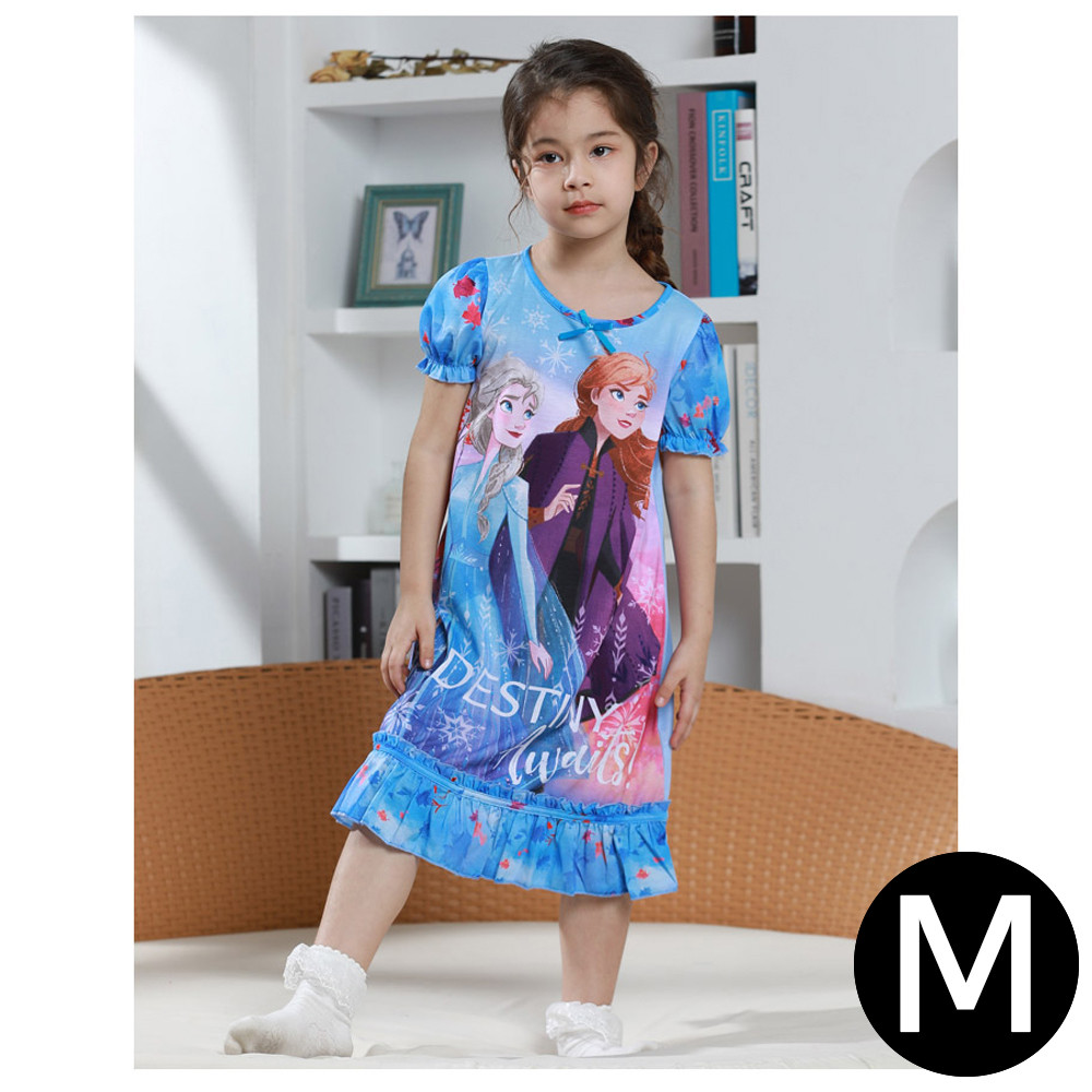 한중 엘사2 반팔 실내복 (블루) (M)