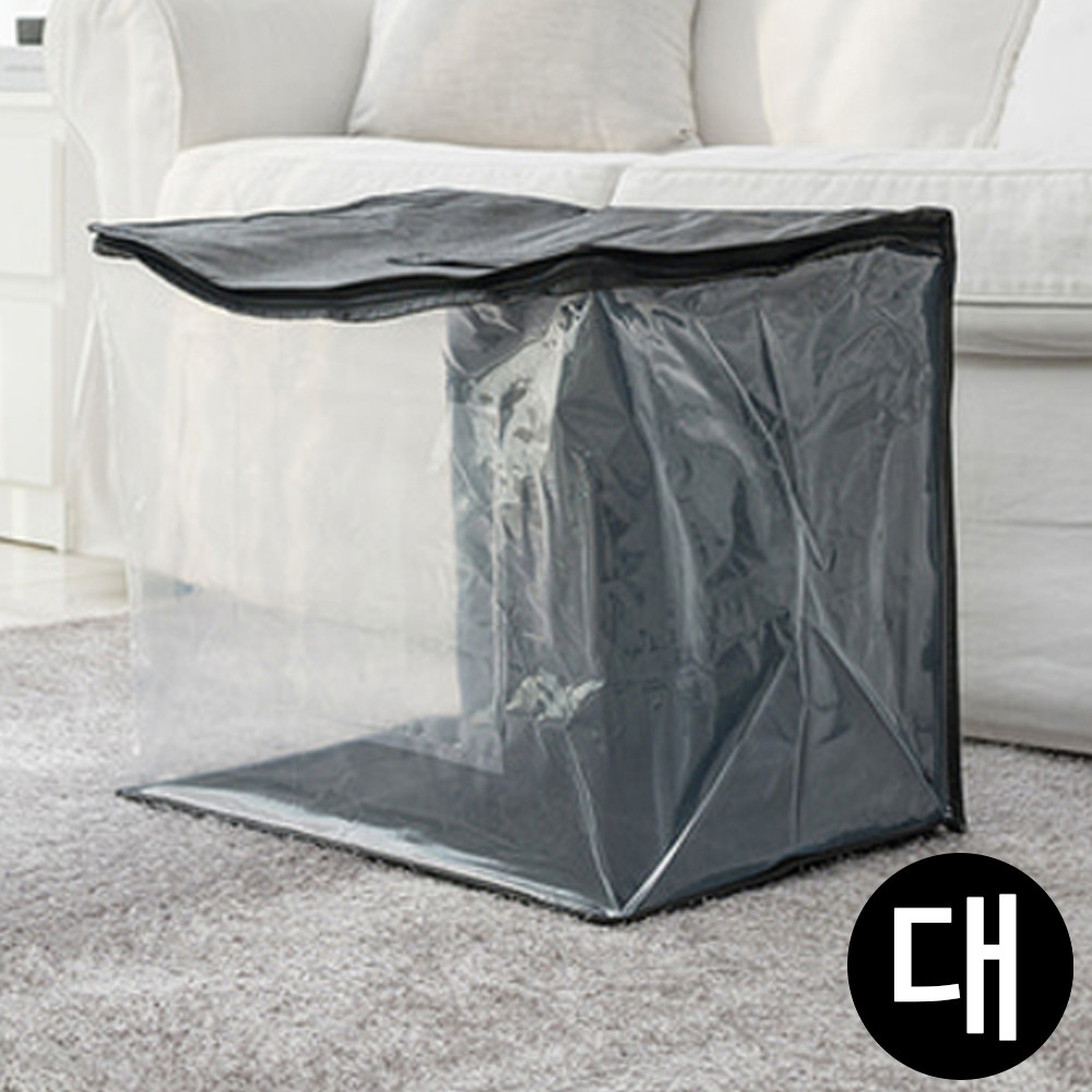 해피니 이불보관가방 PVC 손잡이 이불가방 45x40x35cm (대형) 이불백