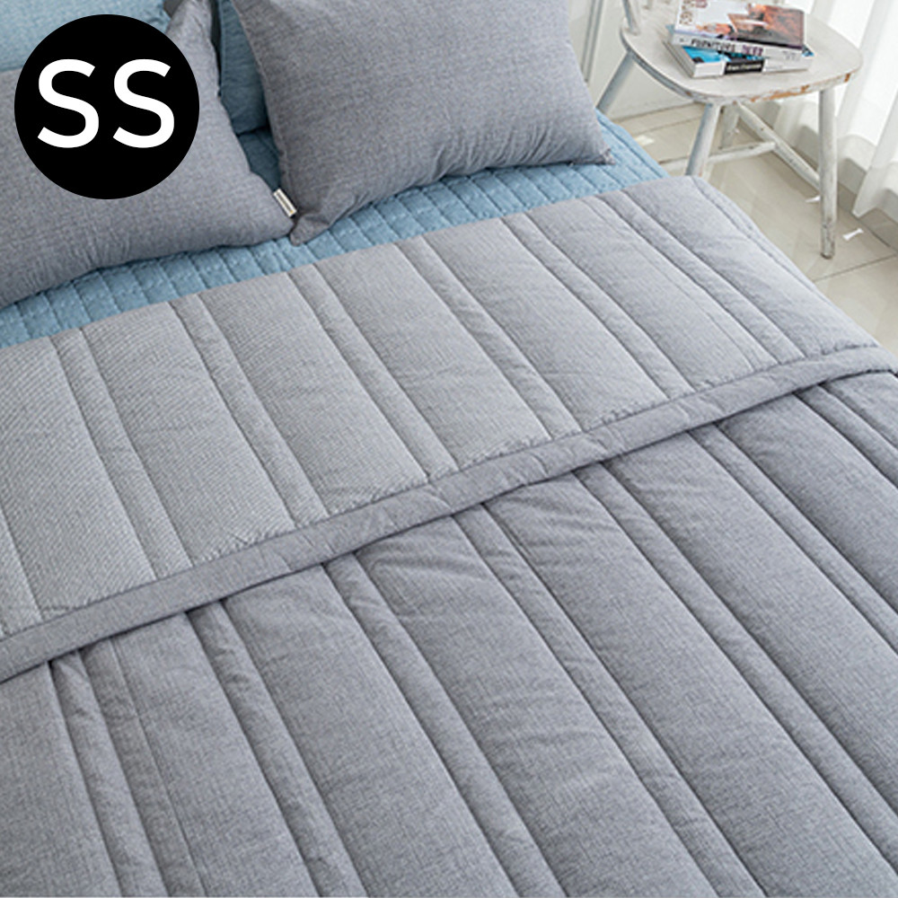 해피니 누네 소프트마이크로 간절기 이불 슈퍼싱글 SS (그레이)