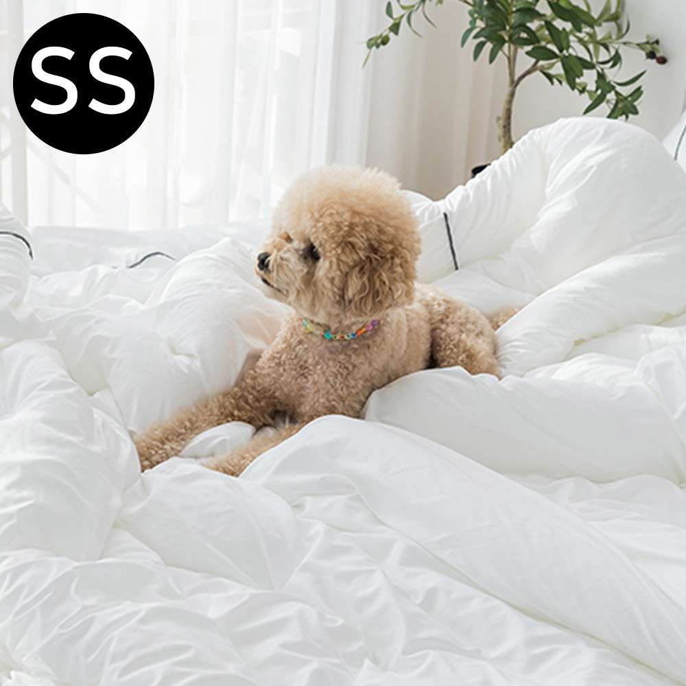 해피니 테라피 M2 호텔 차렵 이불 슈퍼싱글 SS (화이트)