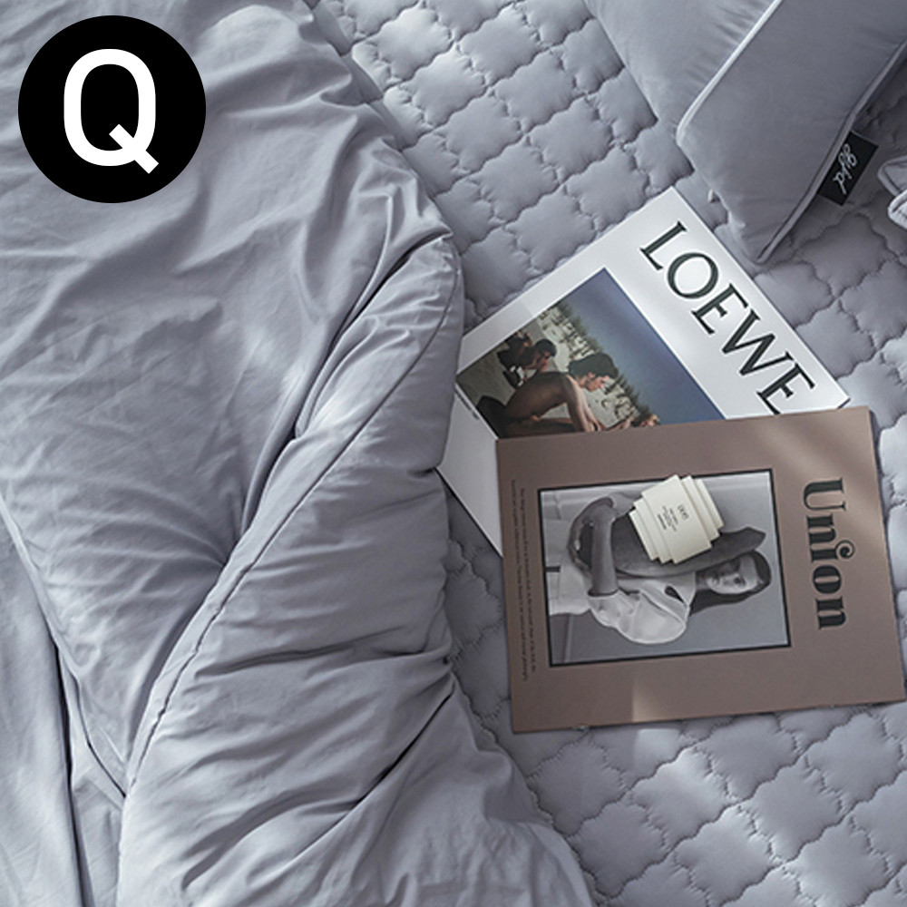 해피니 테라피 M2 호텔 차렵 이불 패드세트 퀸 Q (그레이)