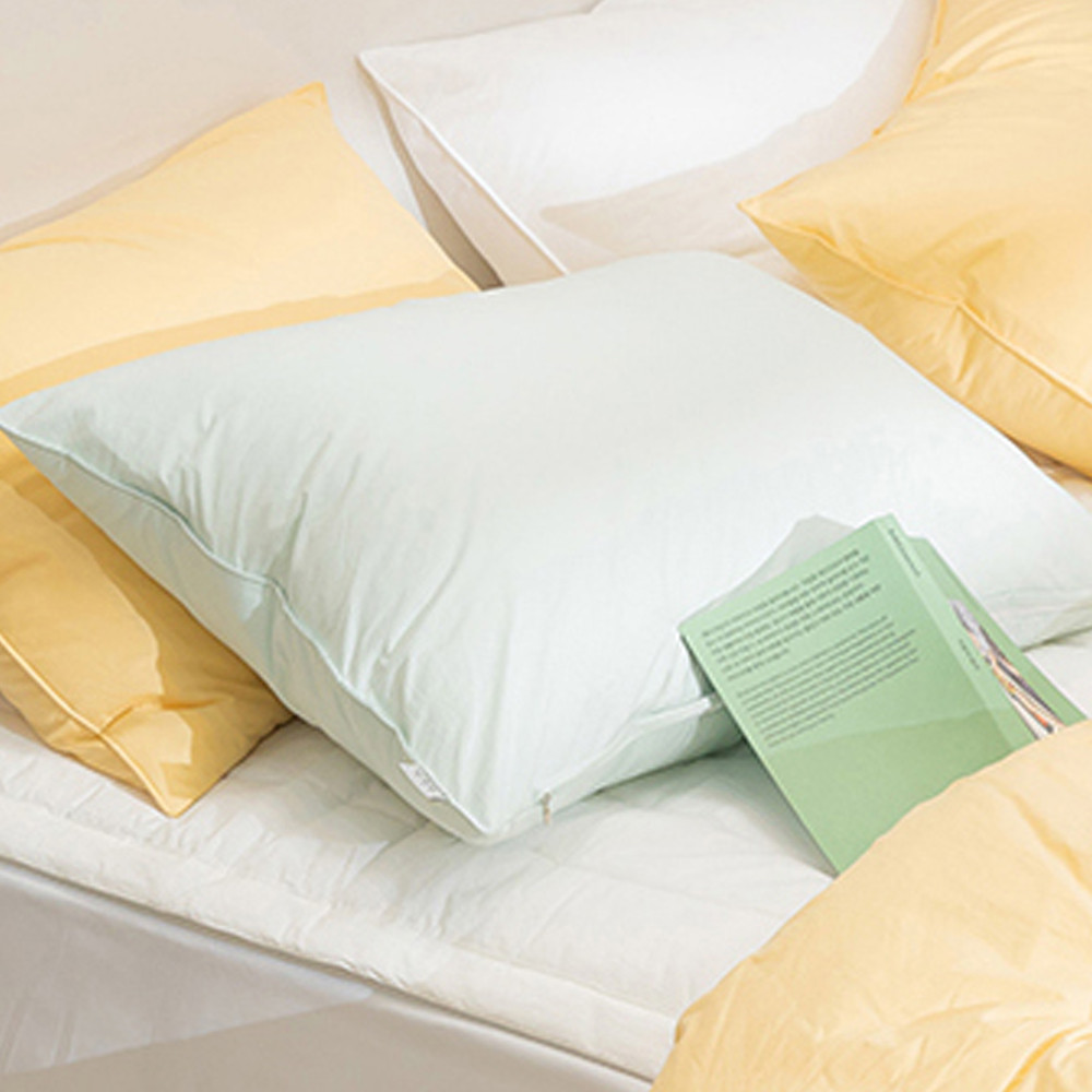 해피니 포포 60수 순면 배게커버 50x70cm (민트)