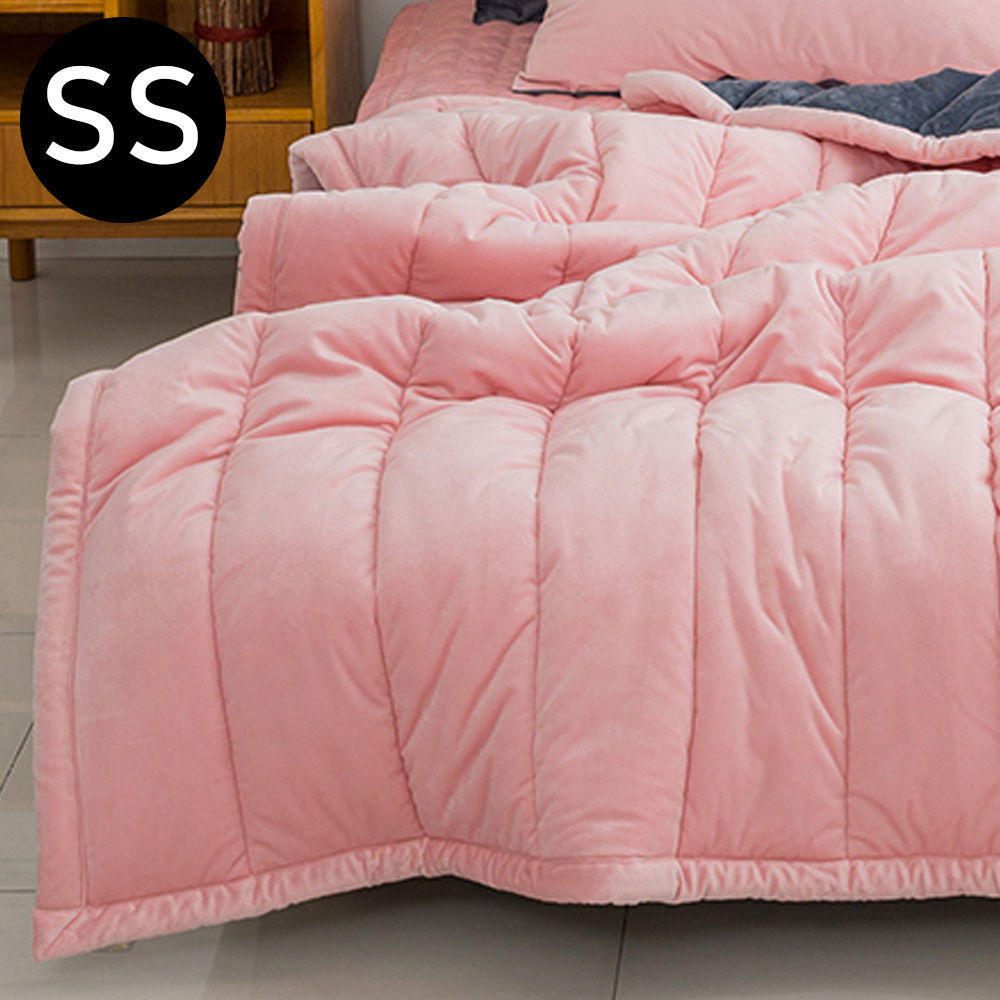해피니 빌리 리버서블 극세사 차렵이불 슈퍼싱글 SS (핑크)