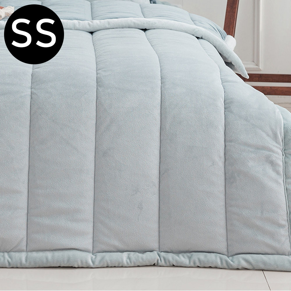 해피니 빌리 리버서블 극세사 차렵이불 슈퍼싱글 SS (민트그레이)