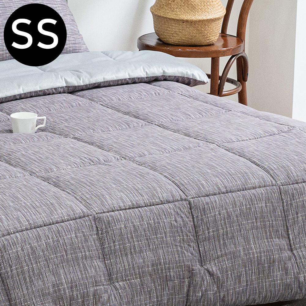 해피니 엘레나 극세사 차렵이불 슈퍼싱글 SS (그레이)