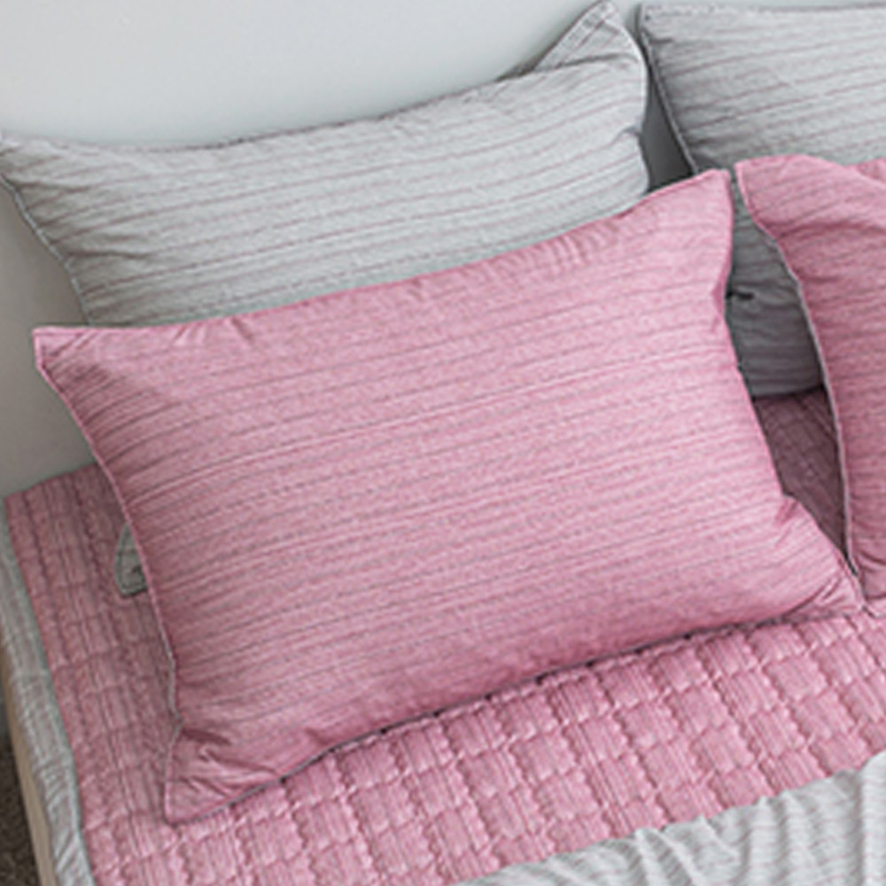 해피니 드리즐 소프트마이크로 간절기 베개커버 50x70cm (핑크) (베개솜 별매)