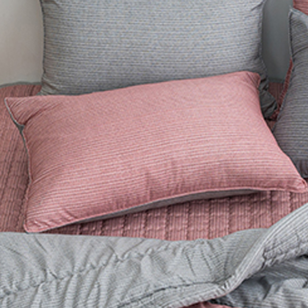 해피니 솔트 소프트마이크로 간절기 베개커버 50x70cm (레드) (베개솜 별매)