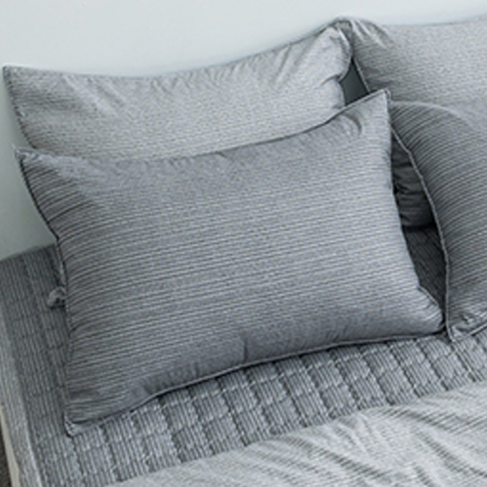 해피니 솔트 소프트마이크로 간절기 베개커버 50x70cm (그레이) (베개솜 별매)